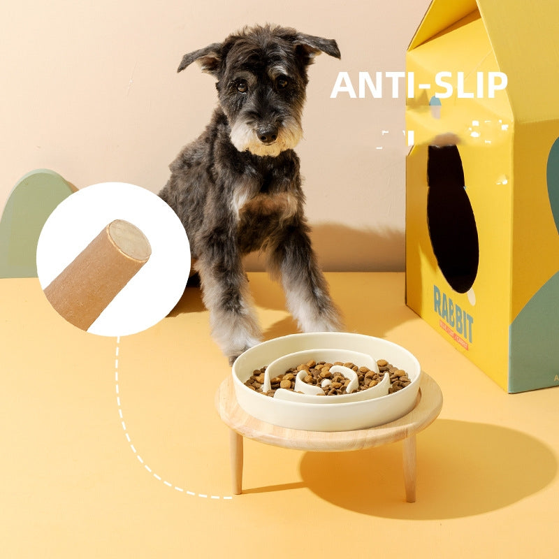 HKM-1710909 Ceramic Slow Feeding Bowl for Dogs with Neck Protection - Available in Multiple Colors