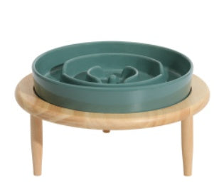HKM-1710909 Ceramic Slow Feeding Bowl for Dogs with Neck Protection - Available in Multiple Colors