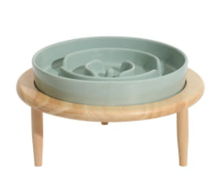 HKM-1710909 Ceramic Slow Feeding Bowl for Dogs with Neck Protection - Available in Multiple Colors