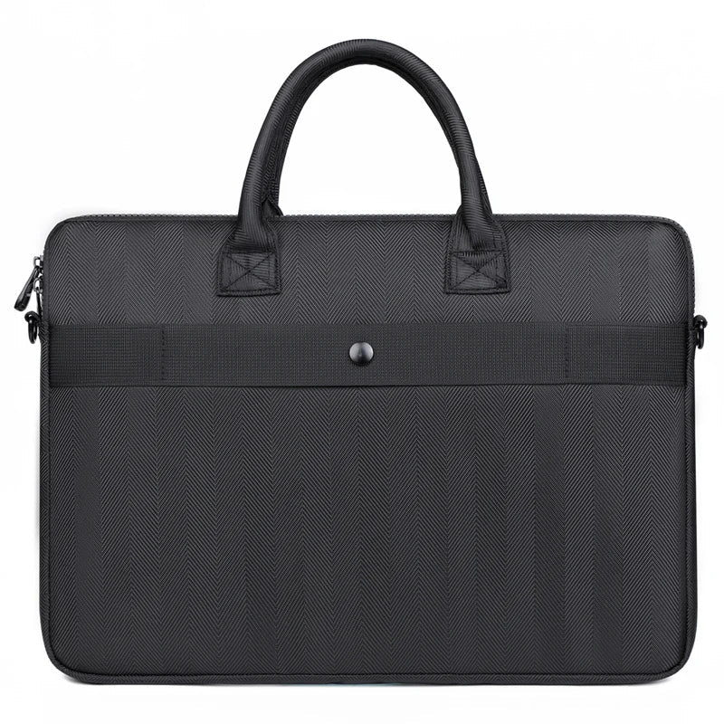 HKM-171091 Casual Oxford Briefcase for 14 Inch Laptop - Multifunctional & Wear-Resistant Business Handbag with Large Capacity
