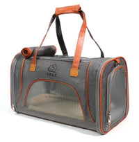 HKM-1711165 Multi-Color Pet Carry Bag with Nylon Mesh for Dogs Up to 12 Jin, Eco-Friendly Fabric, 46x26x28cm