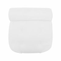 HKM-171219 Ergonomic 3D Mesh Bath Pillow with Suction Cups for Neck and Back Support