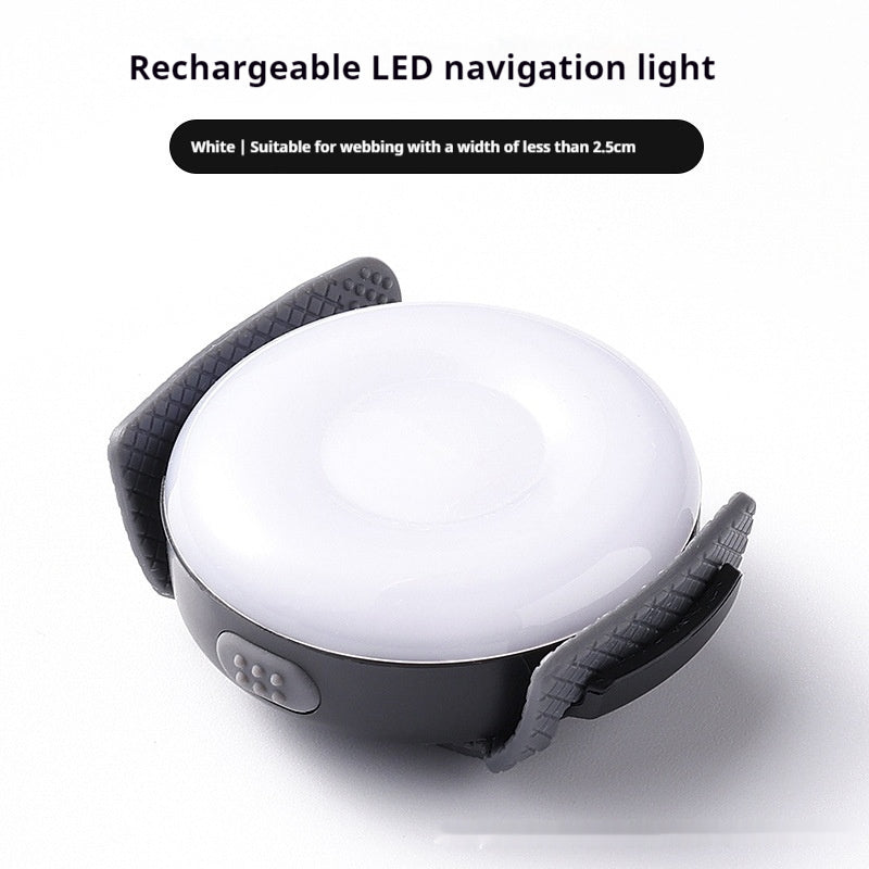 HKM-1713981 LED Dog Safety Light for Nighttime Walks - Black, Green, Blue, Red