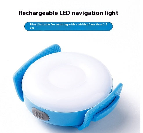 HKM-1713981 LED Dog Safety Light for Nighttime Walks - Black, Green, Blue, Red