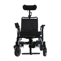 HKM-171411 Electric High Backrest Wheelchair for Seniors with Removable Battery and Dual Motors - 6 km/h Speed, Aluminum Alloy Frame, Maximum Load 140 kg