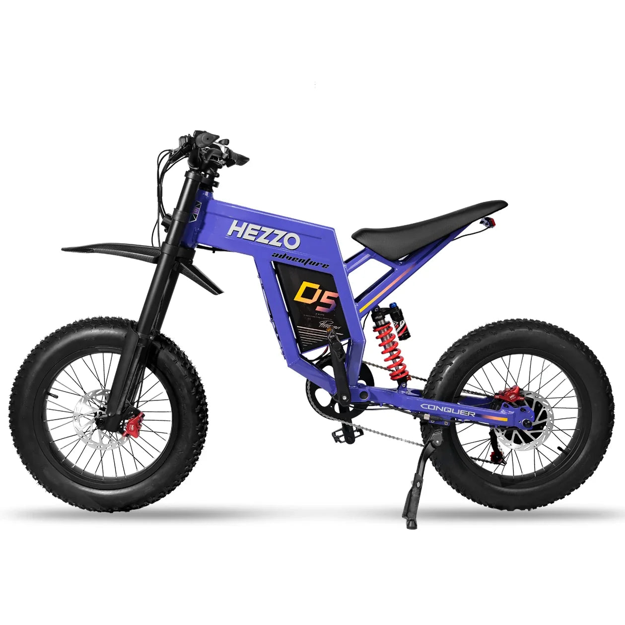 HKM-171475 Powerful 60V 3000W Electric Dirt Bike with 30Ah Battery, 46MPH Speed, Lightweight Design, Off-Road Capabilities, 20-Inch Tires