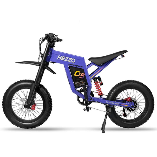 HKM-171475 Powerful 60V 3000W Electric Dirt Bike with 30Ah Battery, 46MPH Speed, Lightweight Design, Off-Road Capabilities, 20-Inch Tires