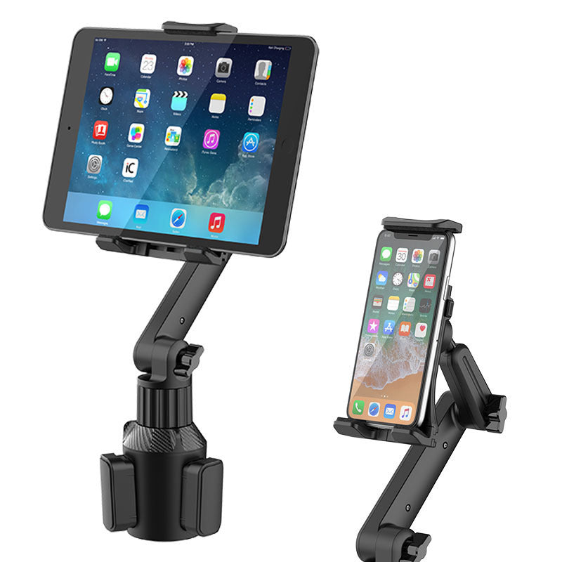 HKM-171603 Car Tablet and Mobile Phone Holder for Cup Holder Installation