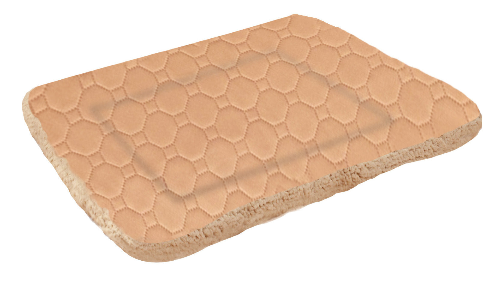 HKM-1716541 Three-Layer Absorbent Pet Mat for Warmth and Comfort in Light Coffee and Gray