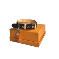 HKM-1716669 Japanese and Korean-Style Leather Pet Collar in Various Sizes