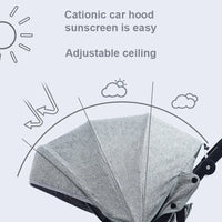HKM-171731 Compact Easy-Folding Stroller for Newborns and Infants - Ideal for Travel and Everyday Use