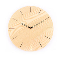 HKM-171731 Stylish Round Wall Clock - Quiet Sweep Movement for Creative Living Rooms and Bedrooms