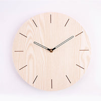HKM-171731 Stylish Round Wall Clock - Quiet Sweep Movement for Creative Living Rooms and Bedrooms