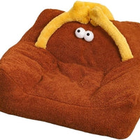 HKM-1719101 Multi-Color Cute Wind Cartoon Pet Nest for Small and Medium Cats and Dogs, Washable Bed, All Seasons Use