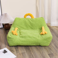 HKM-1719101 Multi-Color Cute Wind Cartoon Pet Nest for Small and Medium Cats and Dogs, Washable Bed, All Seasons Use