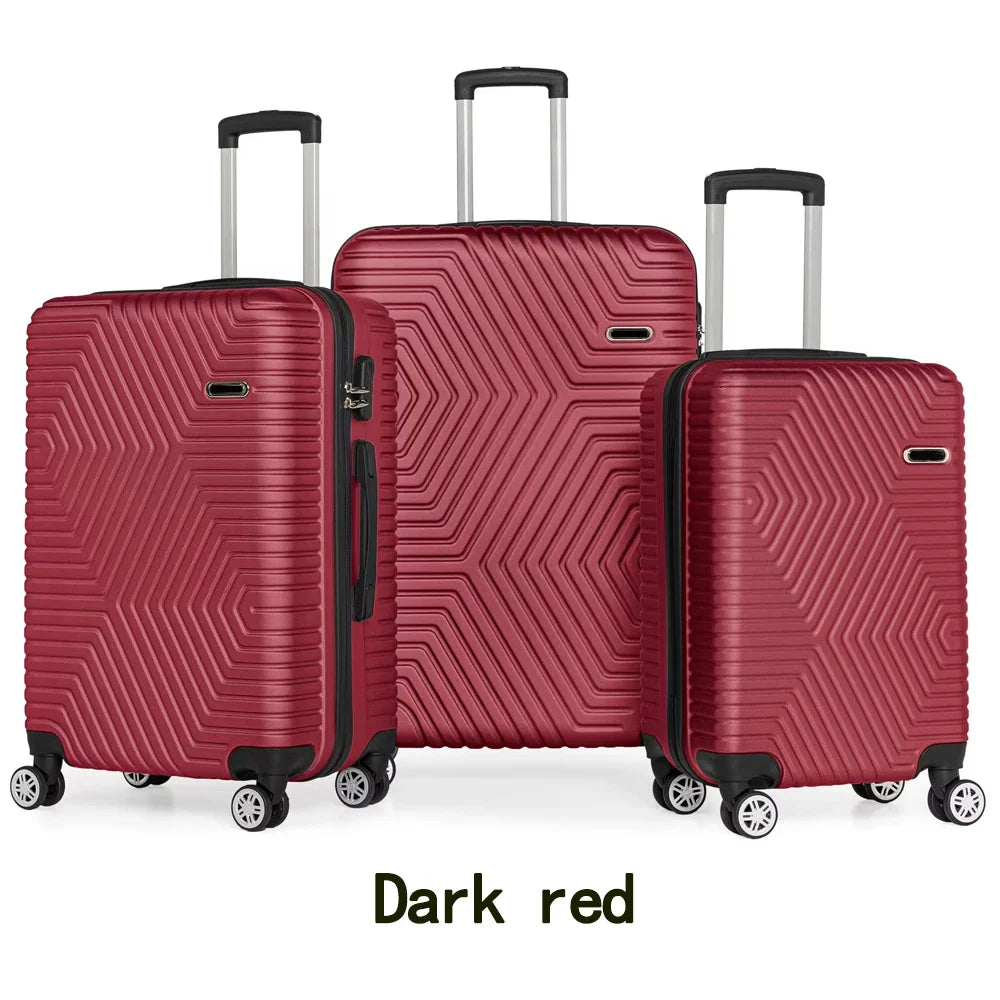 HKM-171923 Girls' Trolley Suitcase & Bag Set for Travel with Wheels and Seating Feature