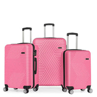 HKM-171923 Girls' Trolley Suitcase & Bag Set for Travel with Wheels and Seating Feature
