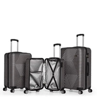 HKM-171923 Girls' Trolley Suitcase & Bag Set for Travel with Wheels and Seating Feature