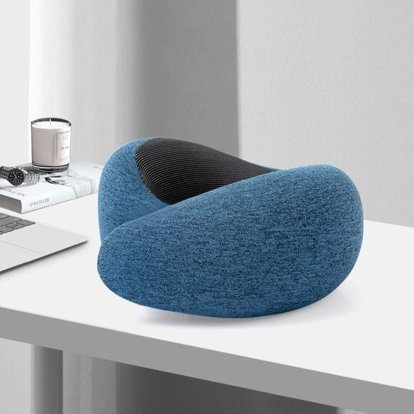 HKM-171987 Memory Foam U-Shaped Travel Pillow for Neck Support and Comfort