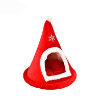 HKM-1720509 Cozy Cotton Christmas Igloo Pet Nest Mat for Warmth and Comfort