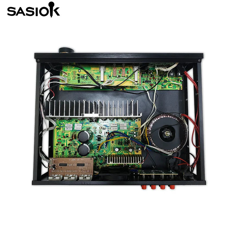 HKM-172051 AV-502C Stereo Home Theatre Receiver with USB, SD, FM, and Bluetooth Connectivity