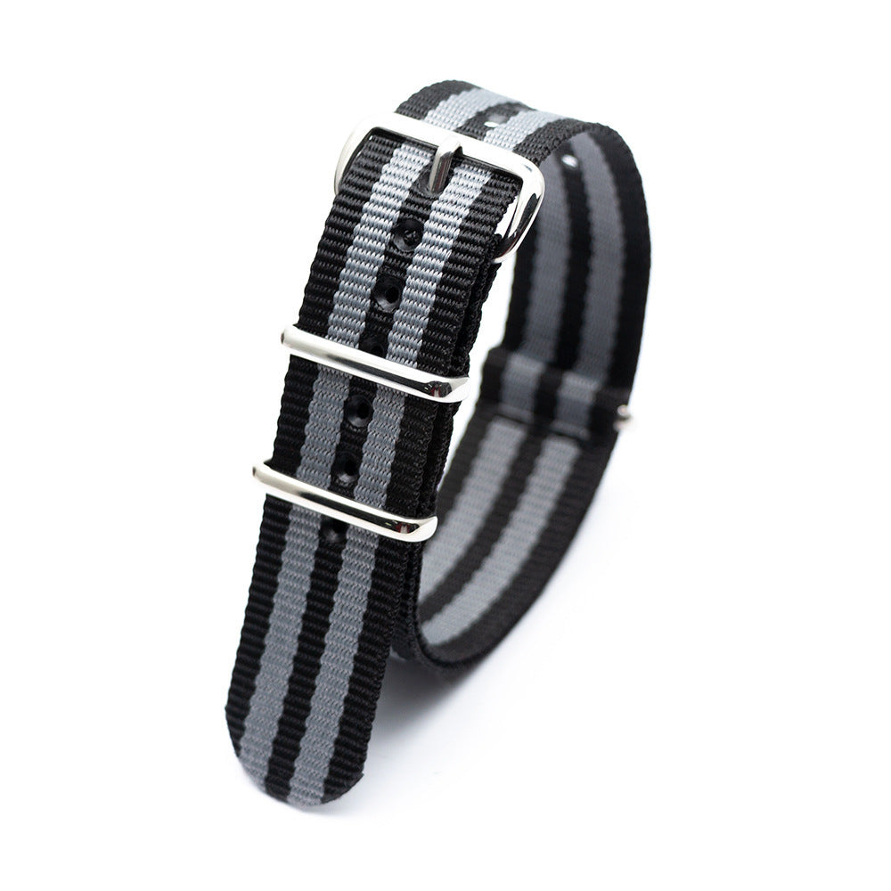 HKM-172051 Men's Watch with Soft Nylon Strap and Durable Steel Ring