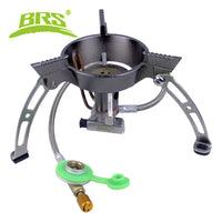 HKM-172051 Portable Windproof Camping Gas Stove BRS-11 Folding Outdoor Gas Burner Cooker