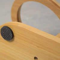 HKM-1720637 Wooden Removable Neck Protector for Dogs and Cats with Food Basin