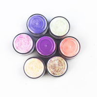 HKM-172179 Crystal Powder for Nail Art - 25 Colors Available, 5g Each, Ideal for Embellishments and Designs