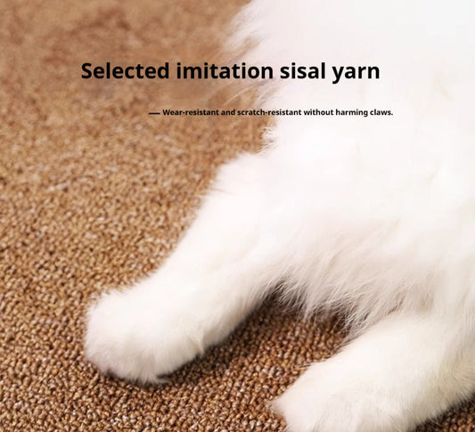 HKM-1722301 Durable Lint-Free Cat Scratch Board in Brown and Gray, Minimalist Design, Multiple Sizes Available