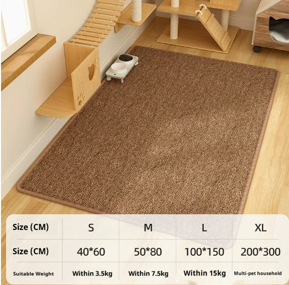 HKM-1722301 Durable Lint-Free Cat Scratch Board in Brown and Gray, Minimalist Design, Multiple Sizes Available