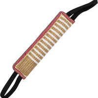 HKM-1723709 Durable Jute Dog Tug Toy with Handles for Interactive Play and Training, Perfect for Small and Medium Dogs