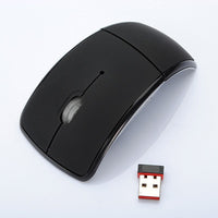 HKM-172371 Folding Wireless Optical Mouse with 1600 DPI and 10m Range in Multiple Colors