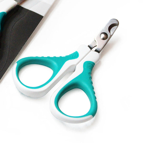 HKM-1724221 Ergonomic Stainless Steel Cat Nail Clippers with 150-Degree Elbow Design, Sharp & Durable Edge, Ideal for Small Pets