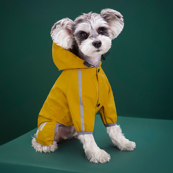 HKM-1724989 Waterproof All-Weather Raincoat for Dogs, Available in Multiple Colors and Sizes
