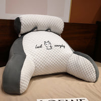 HKM-172499 Ergonomic Triangle Reading Cushion with Detachable Cover and Soft Support for Back and Lumbar