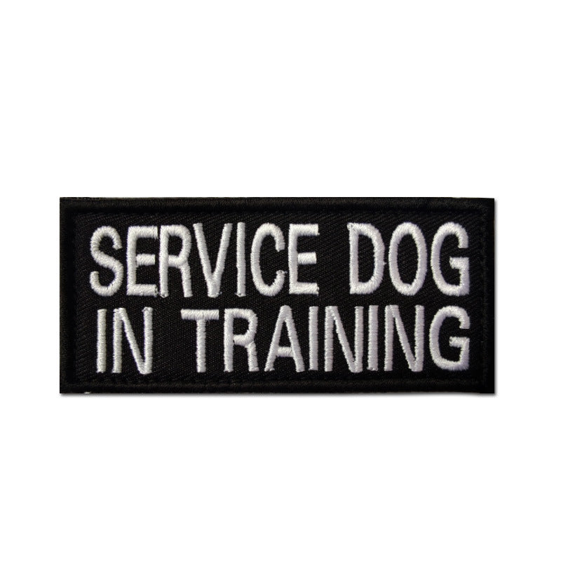 HKM-1725501 Embroidered Velcro Pet Carrier Stickers for Service and Support Dogs