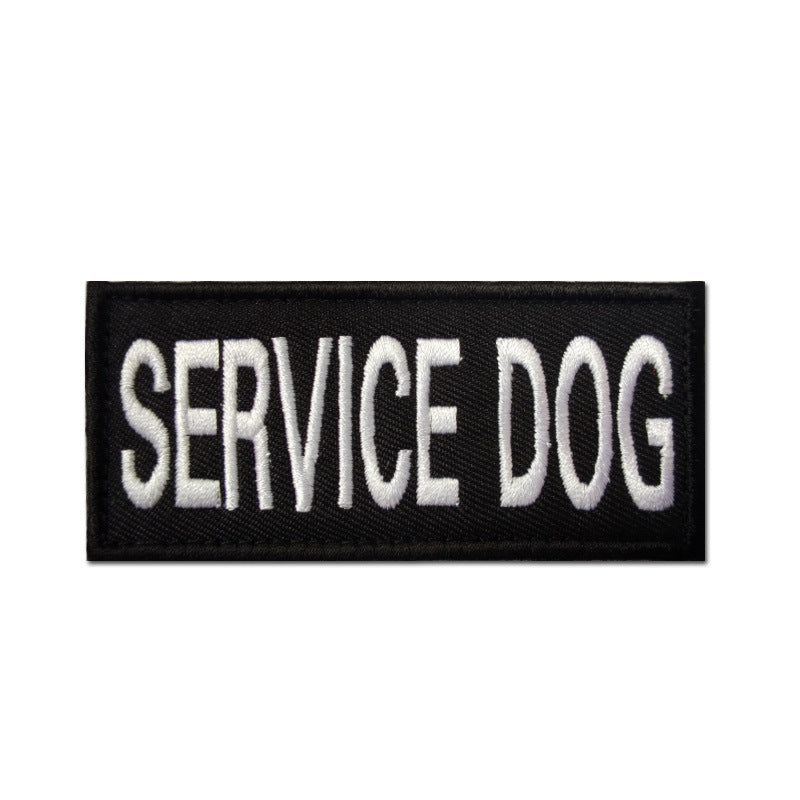 HKM-1725501 Embroidered Velcro Pet Carrier Stickers for Service and Support Dogs