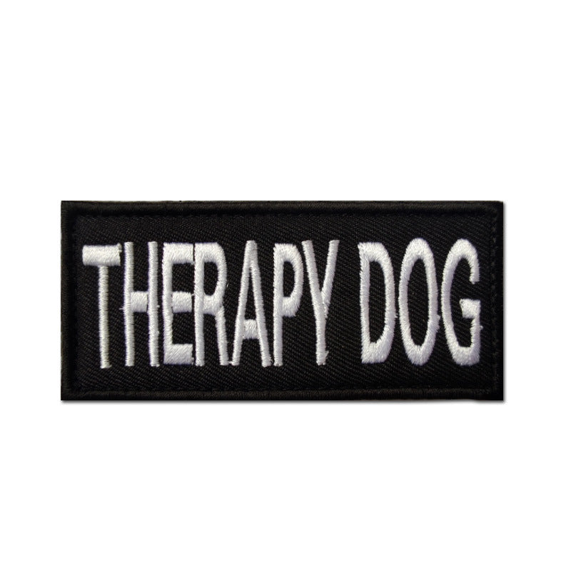 HKM-1725501 Embroidered Velcro Pet Carrier Stickers for Service and Support Dogs