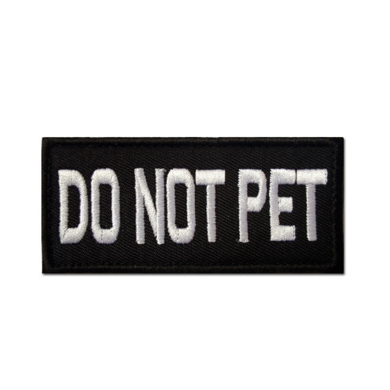 HKM-1725501 Embroidered Velcro Pet Carrier Stickers for Service and Support Dogs
