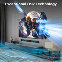 HKM-172691 Wireless Bluetooth Sound Bar for TV with Remote Control and ARC/Optical Connection