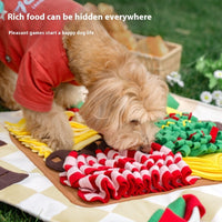 HKM-1727037 Sniff Pad Strawberry Pie - Dog Smell Toy for Food Leakage Storage