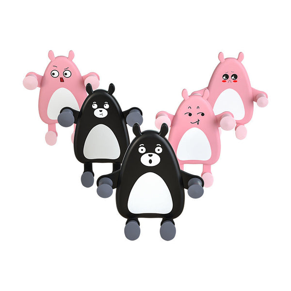 HKM-172755 Creative Cartoon Car Air Outlet Phone Holder - Universal Gravity Support Frame for All Phone Models