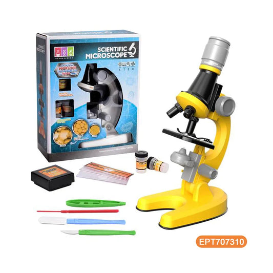 HKM-172819 Educational Microscope Set for Kids - STEM Learning Tool for Biological Science Exploration