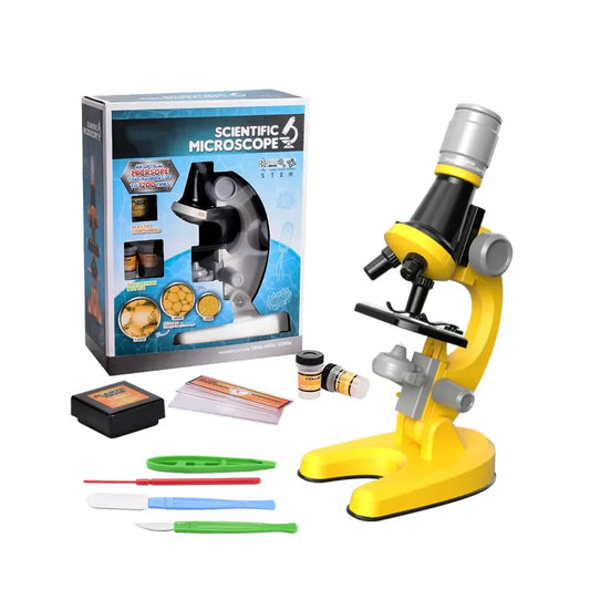 HKM-172819 Educational Microscope Set for Kids - STEM Learning Tool for Biological Science Exploration