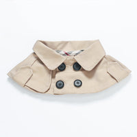 HKM-1728573 Warm British Style Pet Trench Coat for Cats and Dogs, Autumn and Winter Apparel