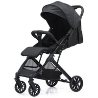 HKM-172883 Compact Folding Iron Frame Stroller for Infants - Lightweight Baby Pram Buggy Carriage