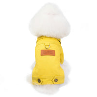 HKM-1730365 Casual Cotton Clothes for Small Pets - Available in Blue, Yellow, Green