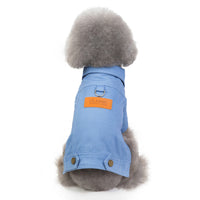HKM-1730365 Casual Cotton Clothes for Small Pets - Available in Blue, Yellow, Green