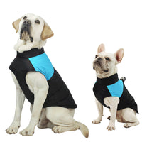 HKM-1730621 Cotton Padded Vest for Big Dogs - Autumn & Winter Wear in Blue, Red, Green, Pink, Sizes S to 5XL